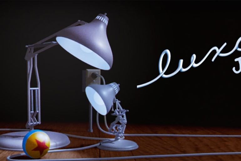 Кадр из фильма Pixar «Люксо-младший»
