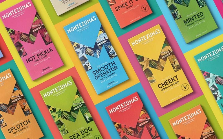 Дизайн упаковки Montezuma’s Chocolate