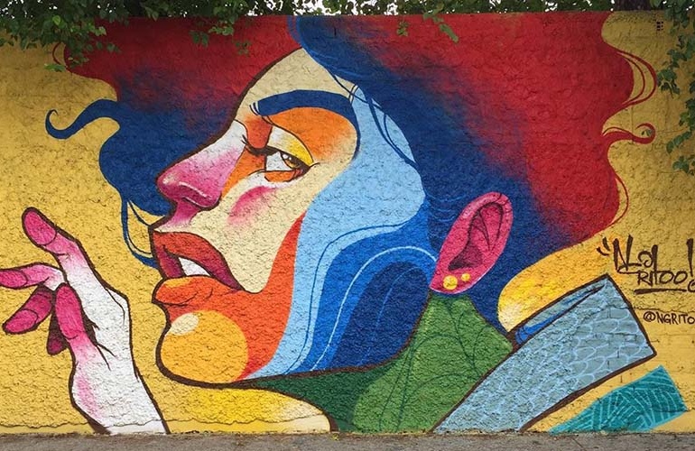 Стрит-арт и фрески от Negritoo